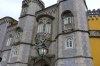 One of the entrances to the Pena Palace was a relief of Triton. Sintra PT