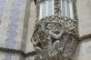 One of the entrances to the Pena Palace was a relief of Triton. Sintra PT