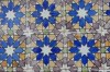 Tiles on the front of the Pena Palace, Sintra PT
