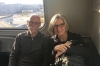 Bruce & Thea on the AirTrain from JFK, New York