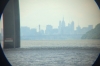 Manhatten through a telescope, Tarrytown, New York