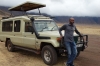 First stop in the Ngorongoro Crater, to lift the roof of the truck, Tanzania