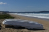 A sandy beach on the northern tip of Corfu near Almyros GR