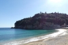 Beach in the village of Palaiokastritsa, Corfu GR