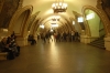 The architecture in the underground in Moscow is famous for its varied designs.  Here is our first impression. RU