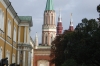 Looking back to the Trinity Gate Tower in the Kremlin. Moscow RU