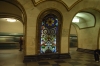 Moscow underground - stained glass. RU
