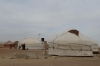 Yurt camp at Ayaz-Qala fortress 6C & 7C, between Khiva & Nukus UZ