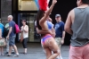 'Miss America' at Times Square, New York. The knickers are not painted.