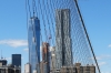 Crossing the Brooklyn Bridge NY