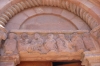 Church of St Pietro, Zuri, 12thC relocated when lake built in 1923, Sardinia IT