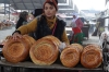Bread seller. Osh Market KG