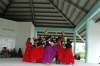 Practising folk dancers on a Saturday afternoon along the Cinta Costera
