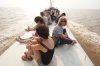 On the "fast boat" from Siem Reap via the Tonle Sap lake and river