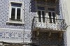 Colourful and tiled houses in Lisbon PT
