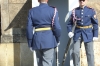 Changing of the guard, outside the Palace gates. Prague CZ.