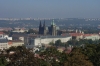Prague castle from the Petrin Tower. CZ