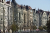 Streetscape in Prague CZ on the Vltava River.