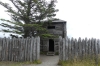 Fort House. Fuerte Bulnes (first Chilean settlement of territory), Straits of Magellan Park CL