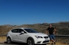 Bruce and our Seat Leon. White villages in the Alto Genal (Upper Genal Valley), Serrania de Ronda ES