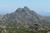 Rocky mountains of Désert des Agriates between Saint-Florent and L'ile Rousse, Corsica FR