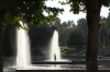 Water fountains near the statue of Amir Temir, Samarkand UZ