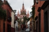 Parroquia de San Miguel Arcangel, from Calle Diez de Sollano, San Miguel de Allende