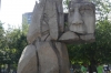 Sculpture in Plaza de Armas, Santiago CL