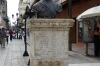 Statue to remember the first governor Bartholomew Columbus, in the Americas, Santo Domingo DO