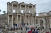 Library of Celsus was built by Celsus' son Gaius Julius Aquila in honour of the Roman Senator Tiberius Julius Celsus, Ephesus TR