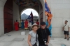 Bruce & Thea outside Gwanghwamun Gate, Gyeongbokgung Palace, Seoul KR