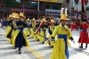 Colourful changing of the guard ceremony in front of Deoksugung Palace, Seoul KR