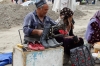 Shoe repairs. The market, Shakhrisabz UZ