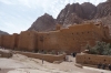 St Catherine's monastery with Mt Sinai behind EG