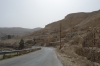 Landscape and houses in the rocks near Shawbak Castle JO