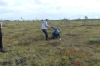 Lisa got bogged. Wilderness Trip in Soomaa National Park EE