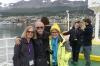 Janine & Alex Mifsud and Thea. Leaving Ushuaia on the Beagle Channel AR