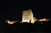 Evening lights on the Alahambra, from Restaurante Ruta del Azafrán Granada ES