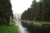 Gardens at Peterhof Palace, Peter the Great's summer residence on the Gulf of Finland. St Petersburg RU