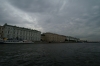 Sky and palaces in St Petersburg. RU