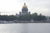 St Isaac's Cathedral from Birzhevoy Place. St Petersburg RU