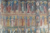 Saints, Moldovita Monastery dedicated to the Annunciation, Vatra Moldovitei, 16thC, blues & yellows. Suceava RO