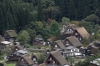 Shirakawago Ogi-machi grasshô style Village from the Ogimachi Josaki (observatory), Japan