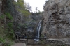 Waterfall behind the sulphur baths