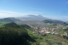 Looking west towards El Tiede and the La Lugana valley from Jardine Viewpoint, Anaga, Tenerife ES
