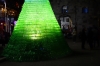 Christmas tree, night time in Aquas Calientes PE