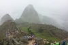 A wet day in Machu Picchu PE