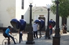Public phone boxes, Plaza Carillo, Trinidad CU