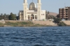 Faluka ride on the Nile at Aswan - Islamic mosque EG