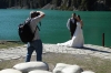 Even Bruce got involved in the Bridal photography at the Grand Canyon of Urumqi CN